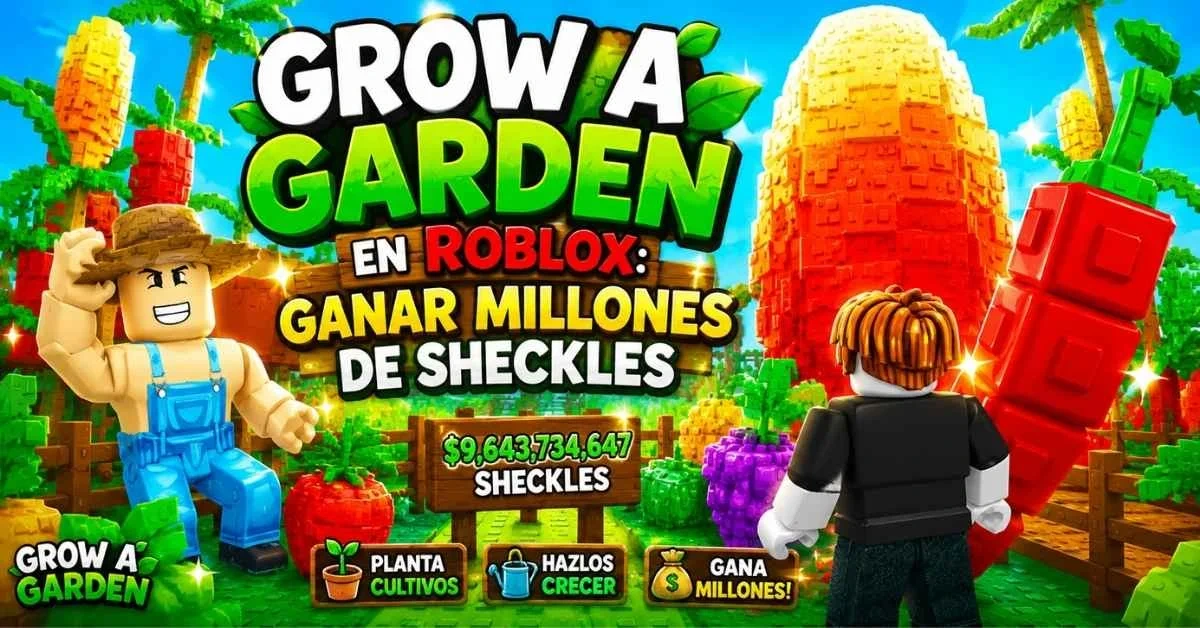 Cómo ganar más Sheckles en Grow a Garden