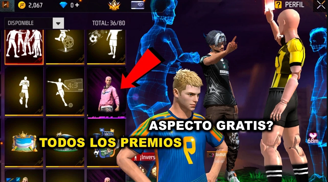 Mejores aspectos EWC 2026 Free Fire