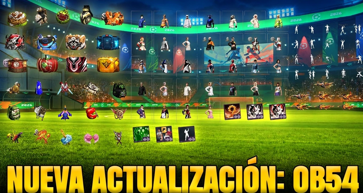 Nueva actualización de Free Fire OB54