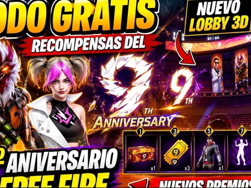 Nuevo lobby social 3D y mas recompensas en Free Fire